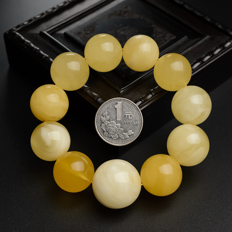 蜜蜡手串-红掌柜