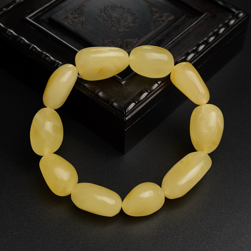 蜜蜡随形手串 - 红掌柜