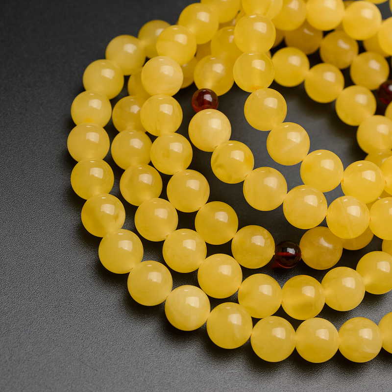 波罗的海天然蜜蜡手串-红掌柜