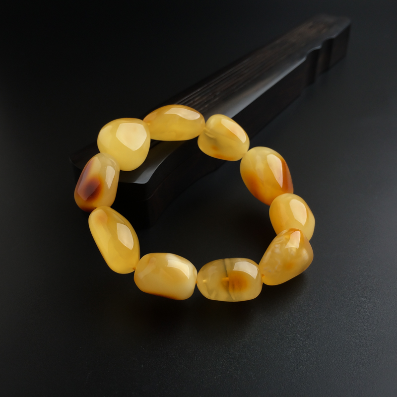 鸡油黄蜜蜡-红掌柜