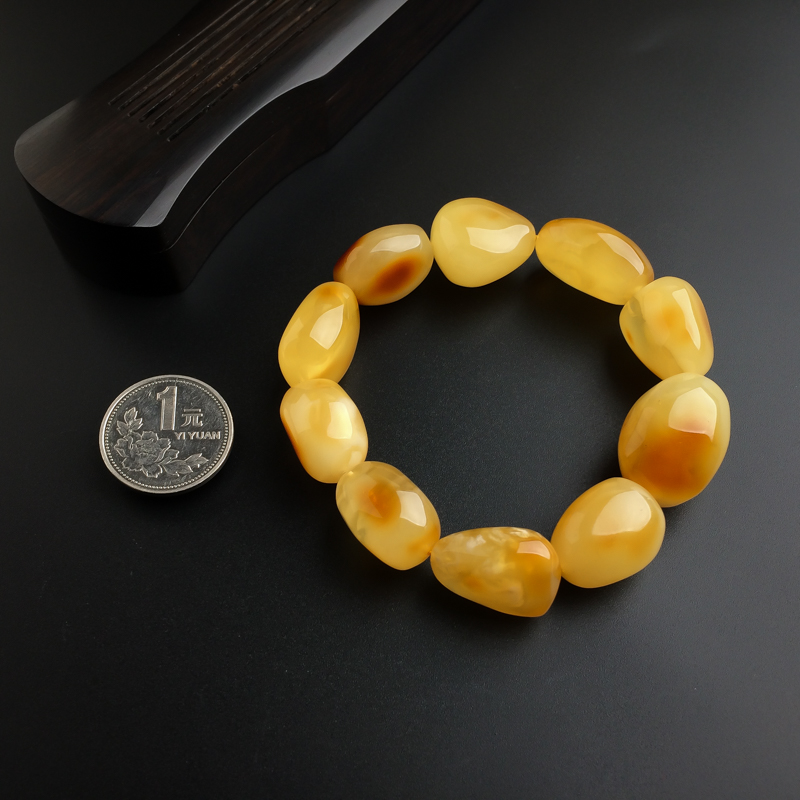 波罗的海蜜蜡手串-红掌柜