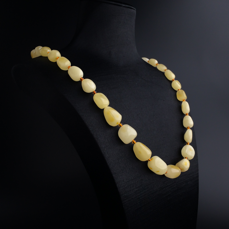 蜜蜡随形项链-红掌柜