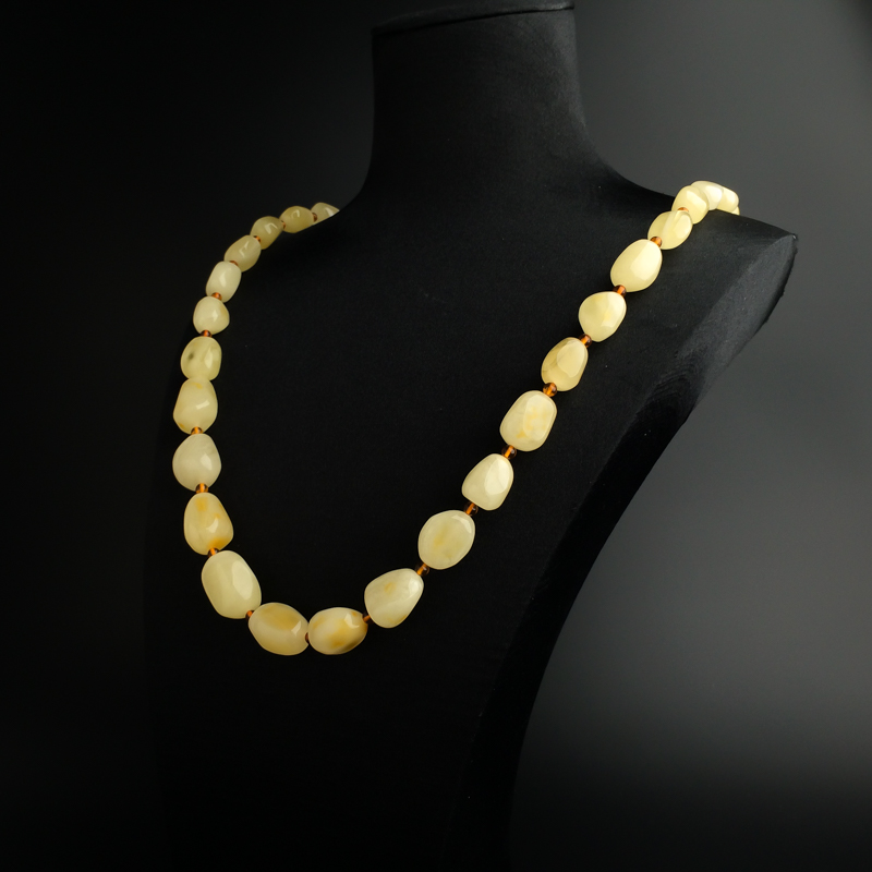 柠檬黄随形项链-红掌柜