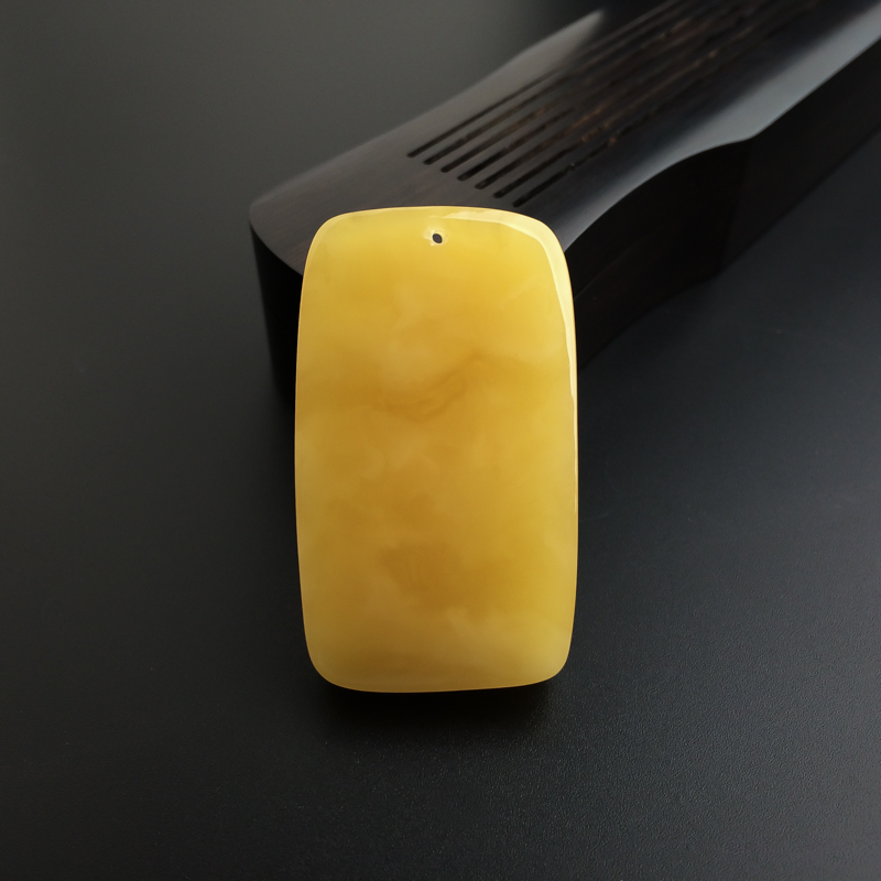 波罗的海天然蜜蜡双宿双栖吊坠-红掌柜