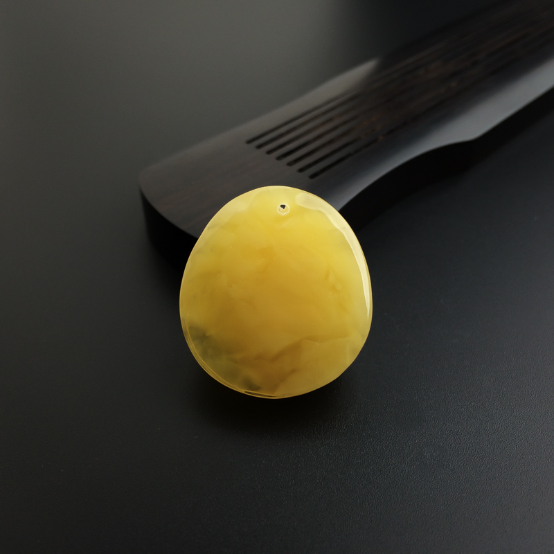 波罗的海天然蜜蜡福瓜吊坠-红掌柜