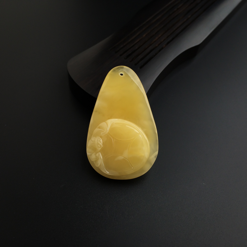 波罗的海天然蜜蜡葫芦吊坠-红掌柜