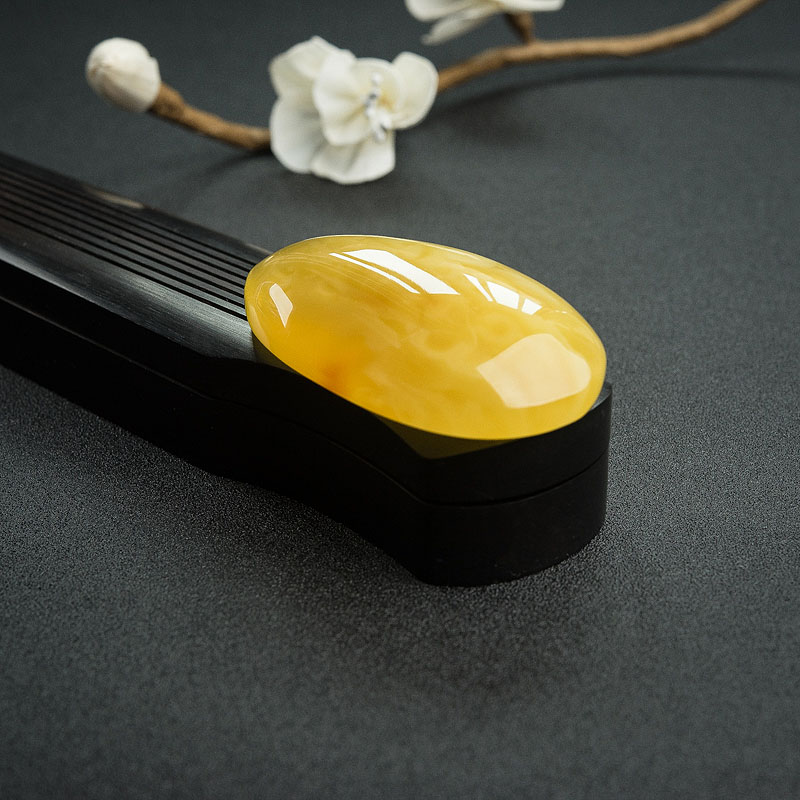 俄罗斯鸡油黄蜜蜡吊坠 - 红掌柜