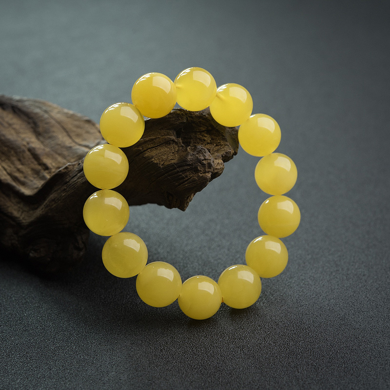 14.5mm蜜蜡单圈手串-红掌柜