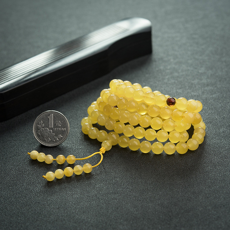 金绞蜜108佛珠-红掌柜