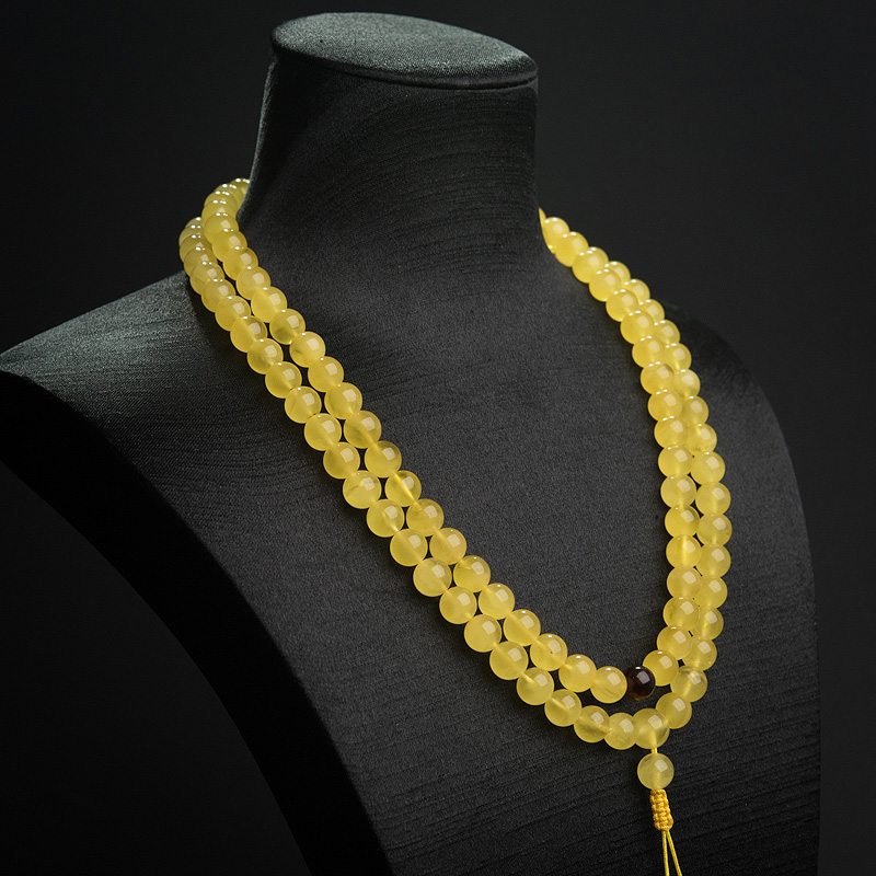 8.5mm金绞蜜佛珠-红掌柜