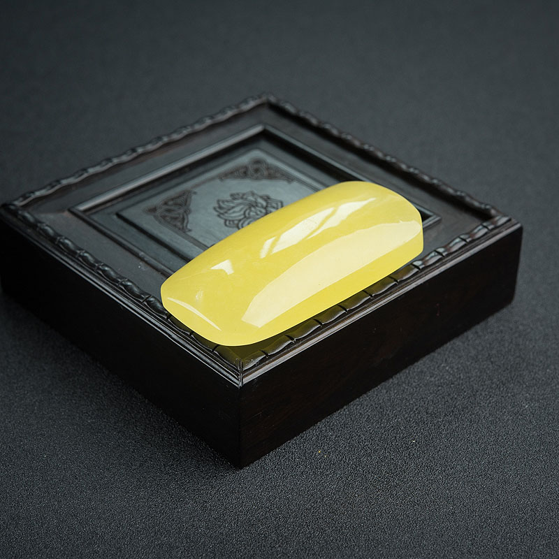 鸡油黄蜜蜡吊坠-红掌柜