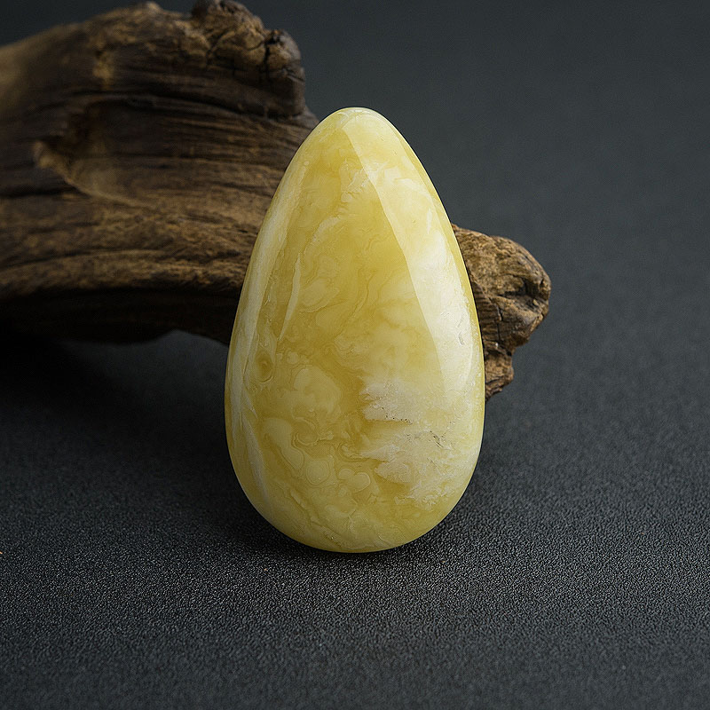 白花蜜蜜蜡随形吊坠-红掌柜