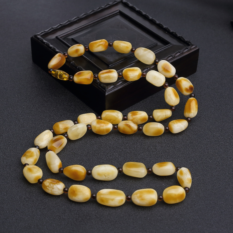 蜜蜡随形项链-红掌柜