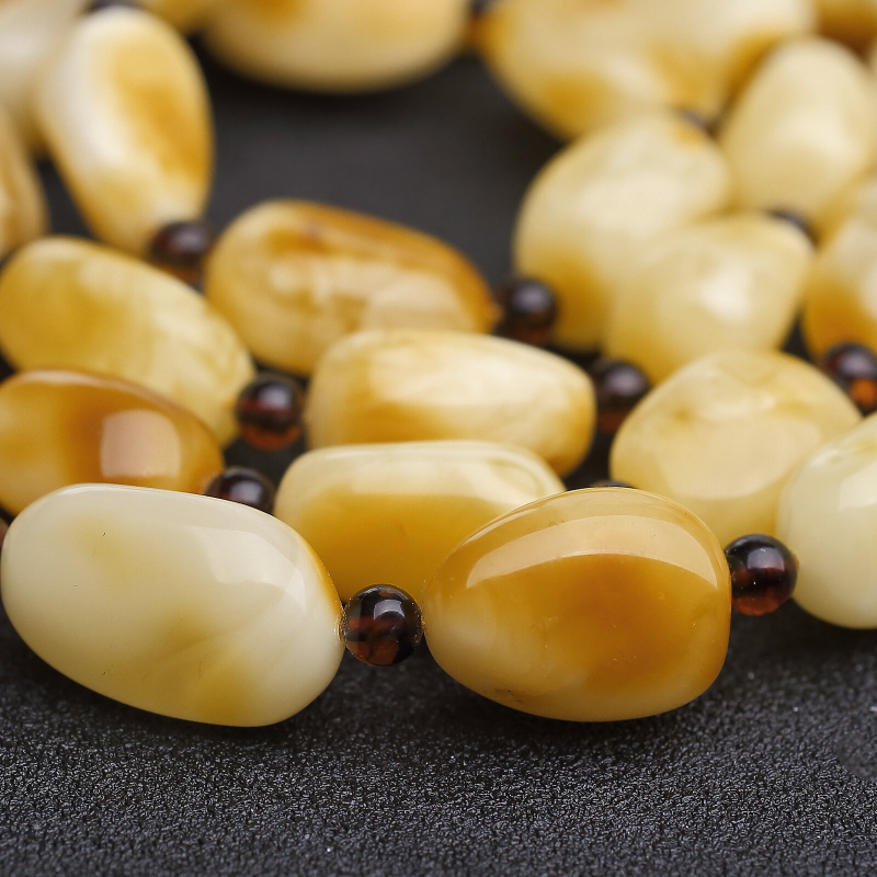 波罗的海蜜蜡随形项链-红掌柜