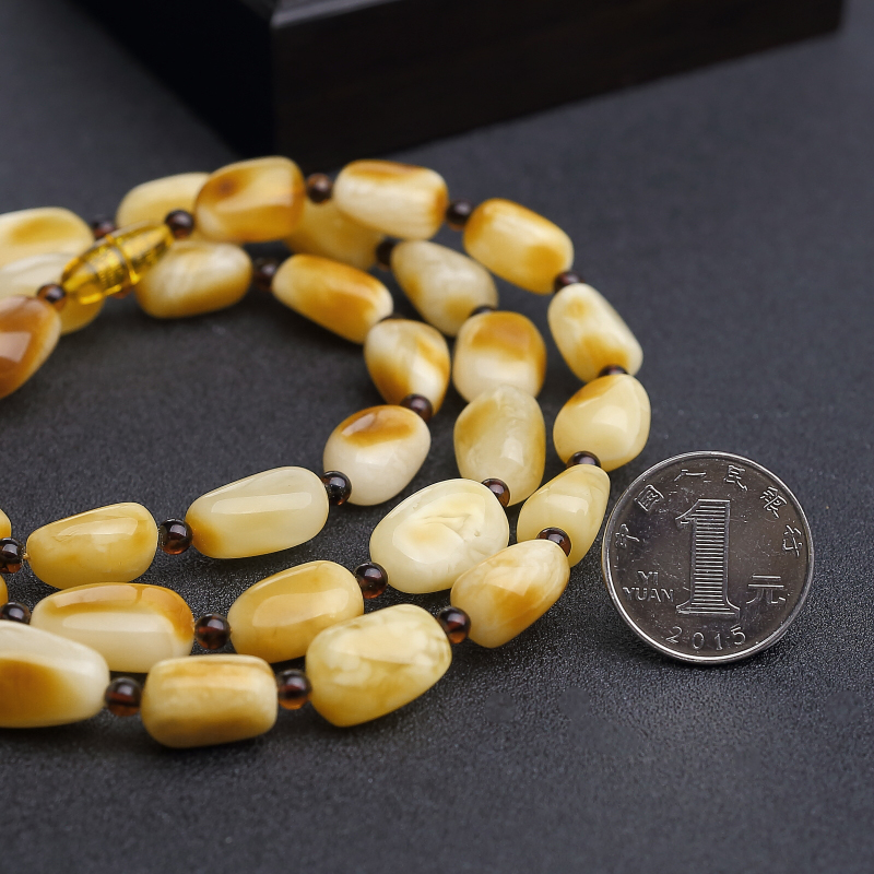 天然波罗的海蜜蜡项链-红掌柜