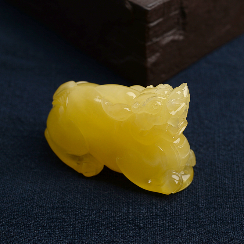 蜜蜡貔貅吊坠 - 红掌柜珠宝