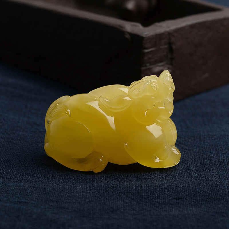 天然蜜蜡挂坠 - 红掌柜珠宝