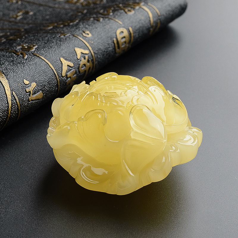 波罗的海蜜蜡挂坠-红掌柜珠宝