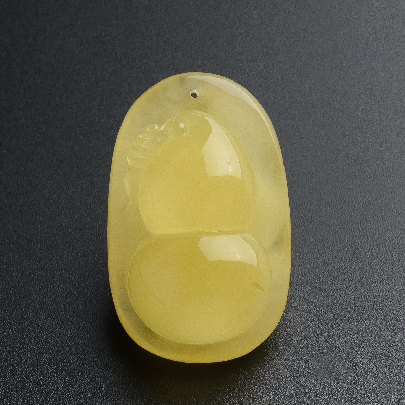 蜜蜡葫芦吊坠-红掌柜珠宝