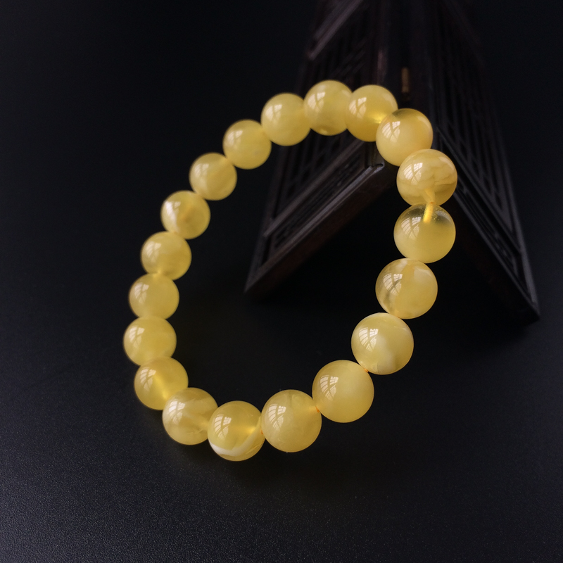 蜜蜡手串-红掌柜