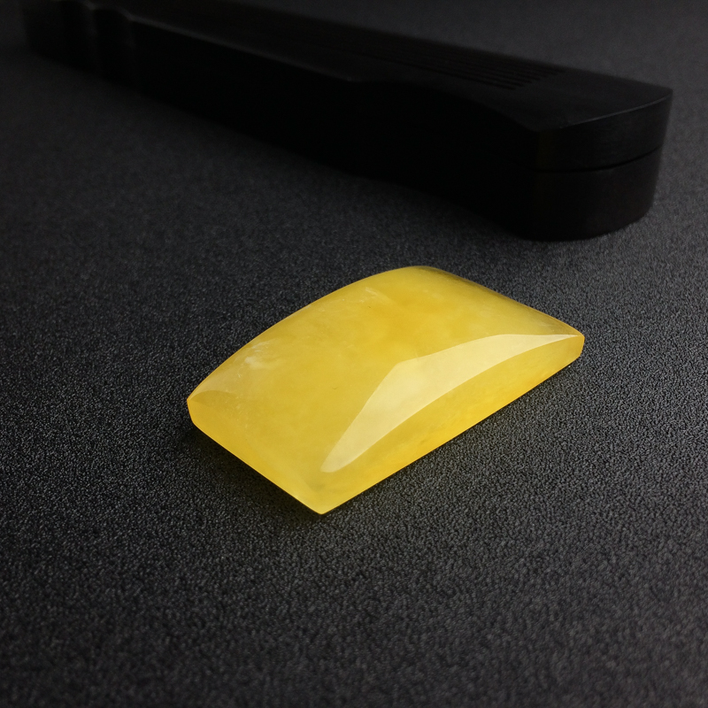 天然蜜蜡无事牌吊坠 - 红掌柜