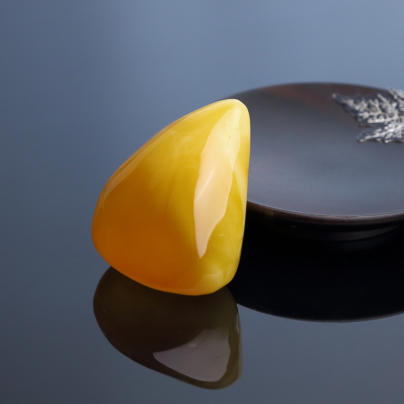 金绞蜜鸡油红蜜蜡随形吊坠 - 红掌柜