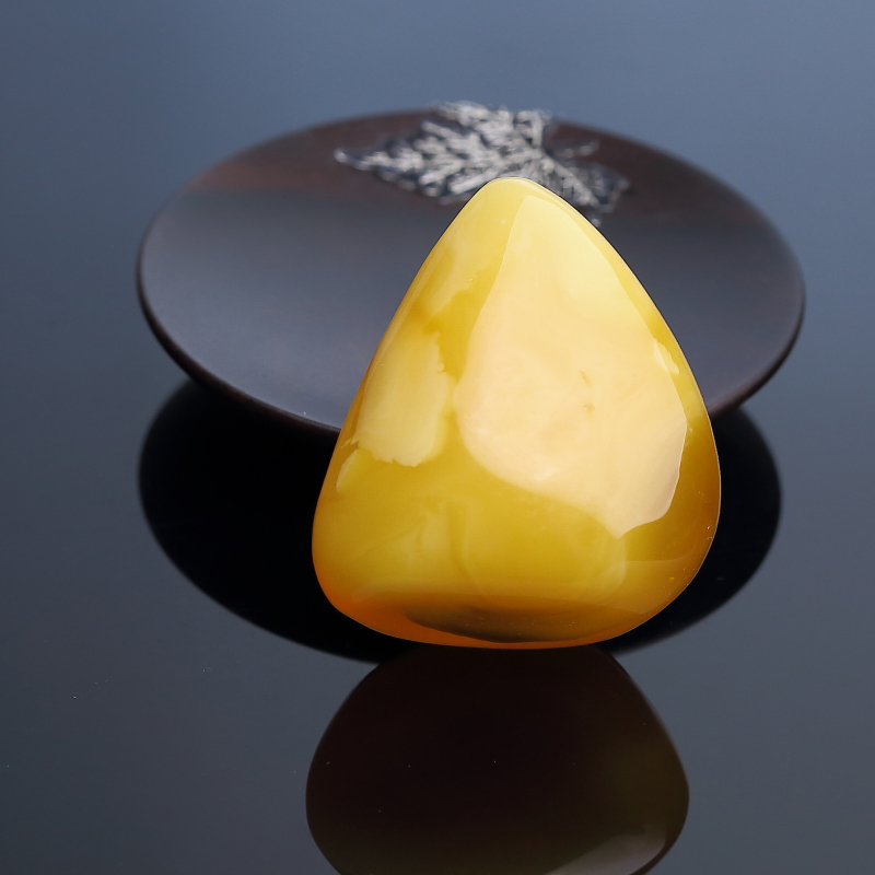 金绞蜜鸡油红蜜蜡吊坠 - 红掌柜