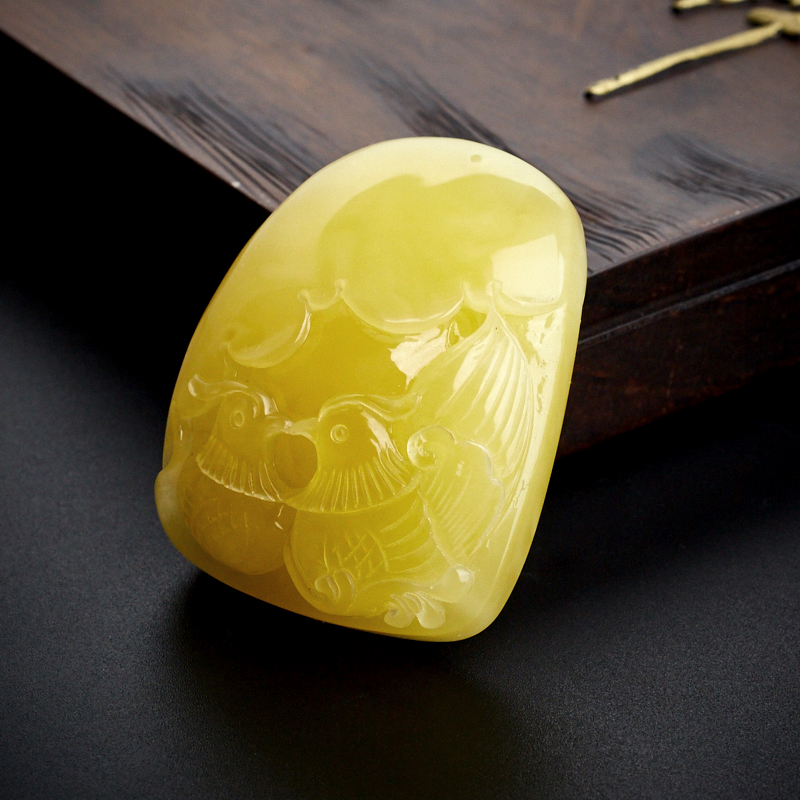 满蜜鸳鸯挂件-红掌柜珠宝