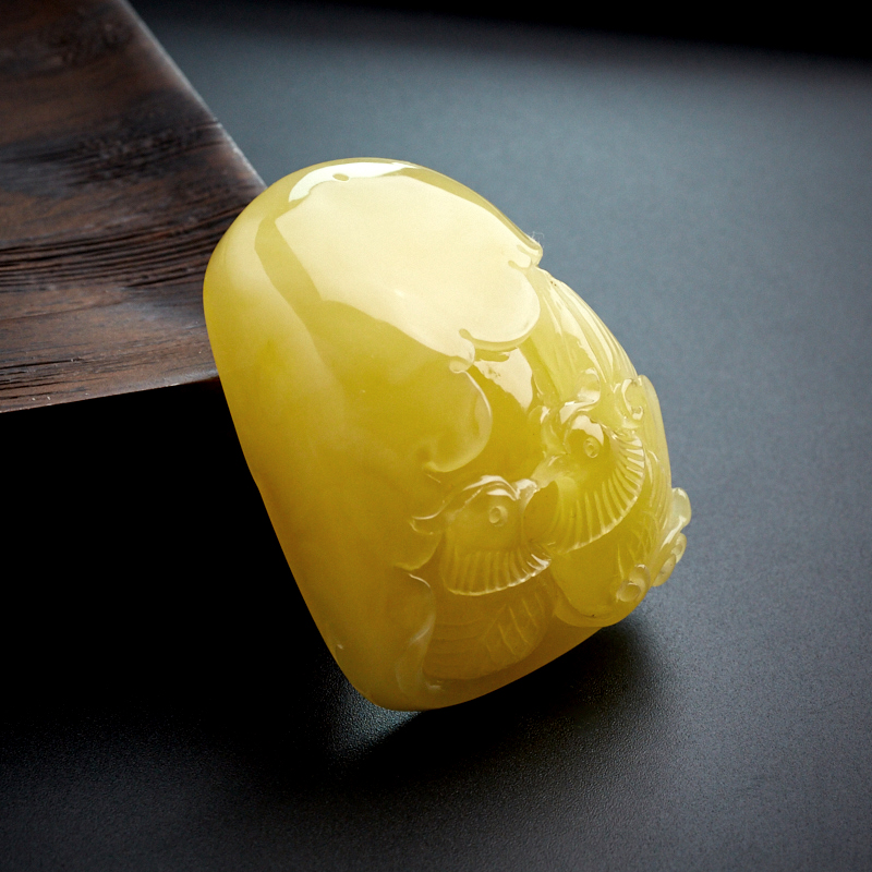 蜜蜡挂件-红掌柜珠宝