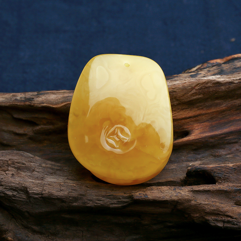 波罗的海蜜蜡挂坠- 红掌柜珠宝