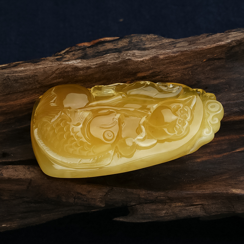 波罗的海蜜蜡挂坠 - 红掌柜珠宝