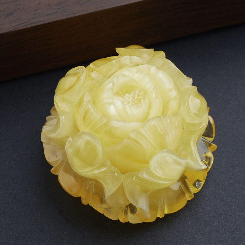 金绞蜜蜜蜡花吊坠 - 红掌柜珠宝