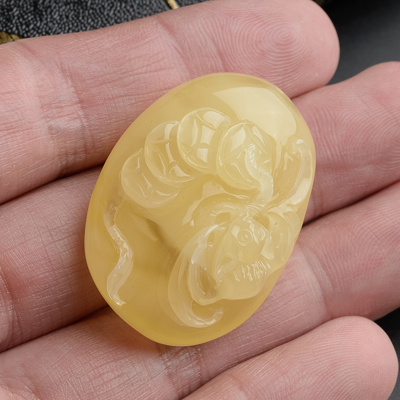 蜜蜡挂坠-红掌柜珠宝