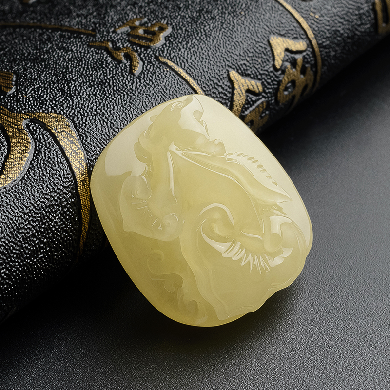 蜜蜡吊坠-红掌柜珠宝