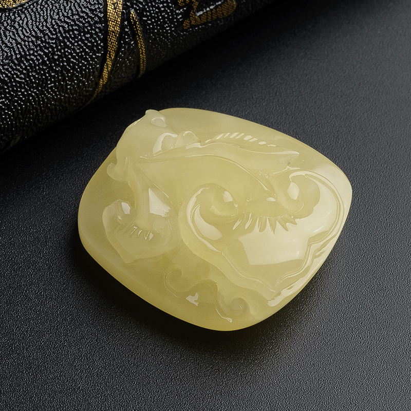 波罗的海蜜蜡挂坠-红掌柜珠宝