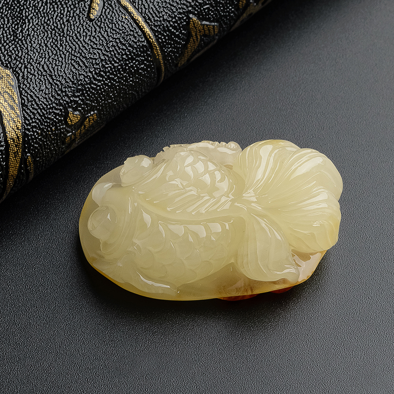 波罗的海蜜蜡挂坠-红掌柜珠宝