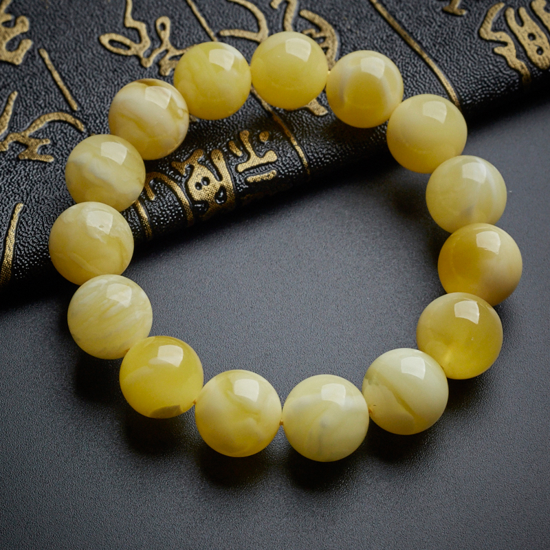 白花蜜单圈手串-红掌柜珠宝