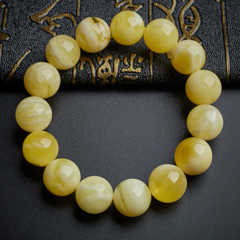 白花蜜手串-红掌柜珠宝