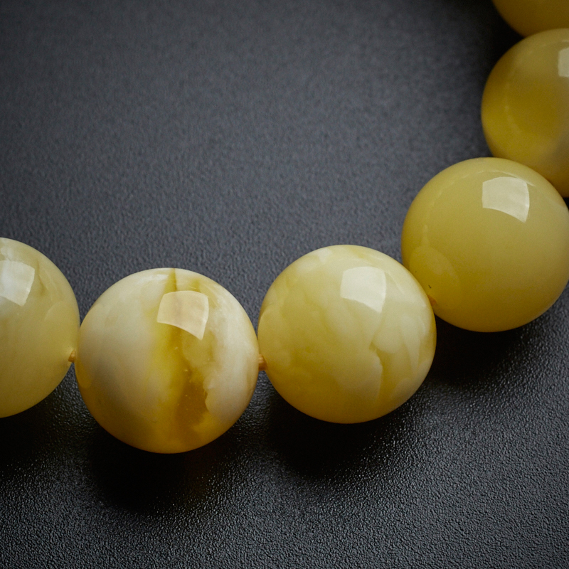 波罗的海蜜蜡单圈-红掌柜珠宝