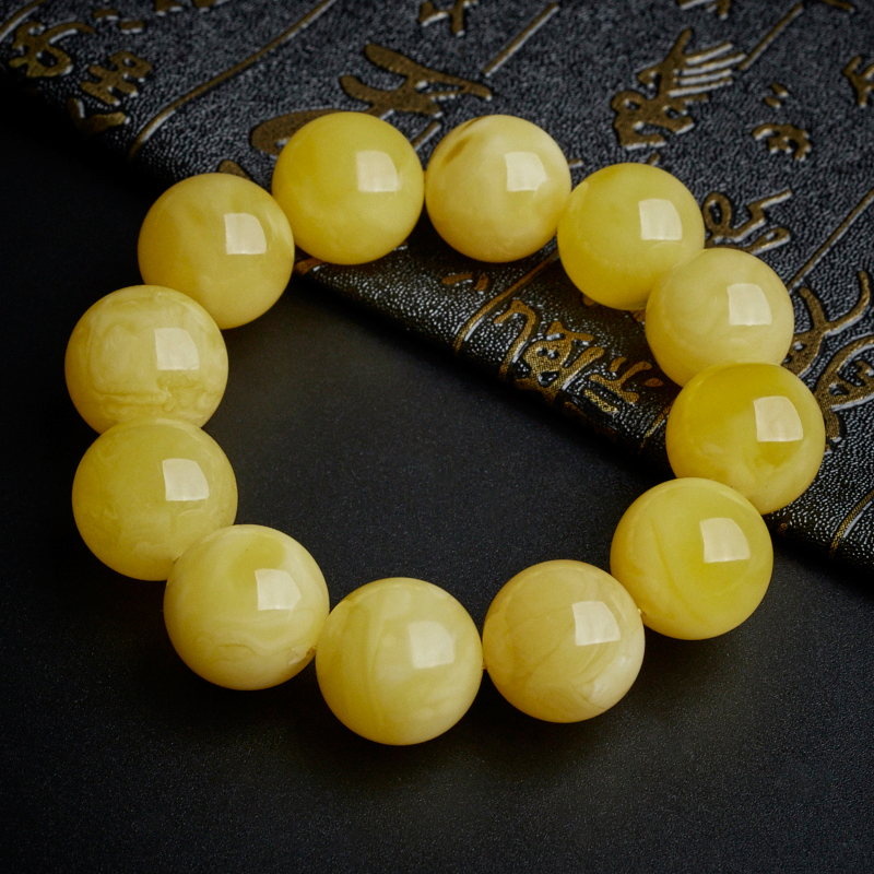 蜜蜡手串-红掌柜珠宝