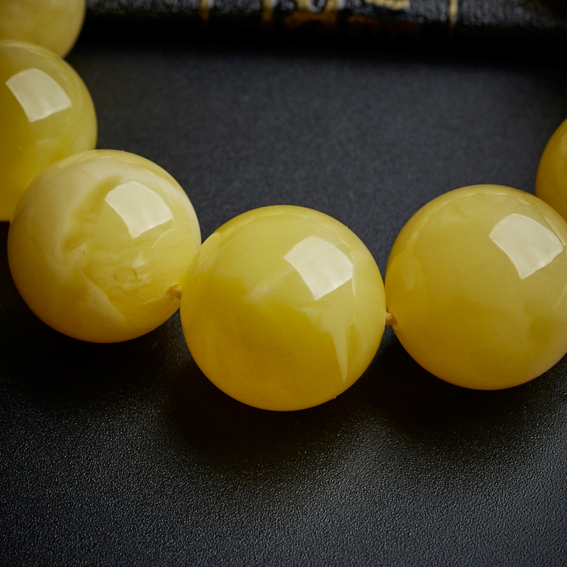 天然蜜蜡手串-红掌柜珠宝