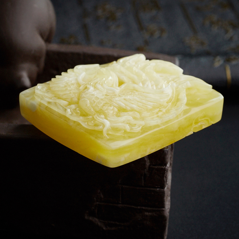 蜜蜡凤牌-红掌柜珠宝