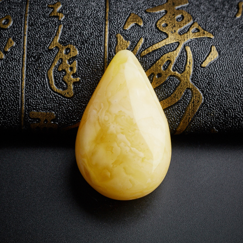 波罗的海蜜蜡吊坠-红掌柜珠宝