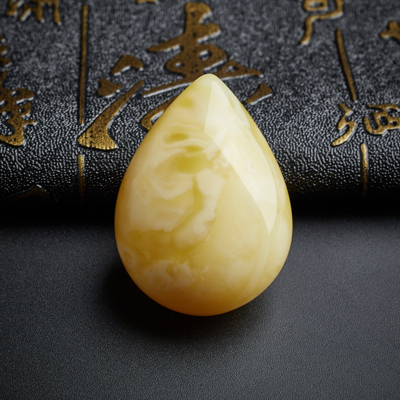 白花蜜满蜜水滴吊坠-红掌柜珠宝