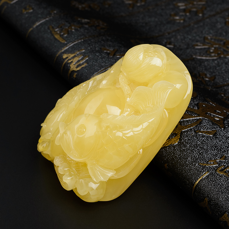 金鱼吊坠-红掌柜珠宝