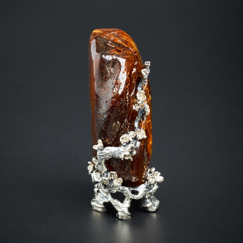 带皮蜜蜡摆件-红掌柜珠宝