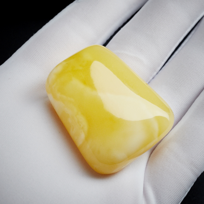 天然鸡油黄蜜蜡吊坠-红掌柜珠宝