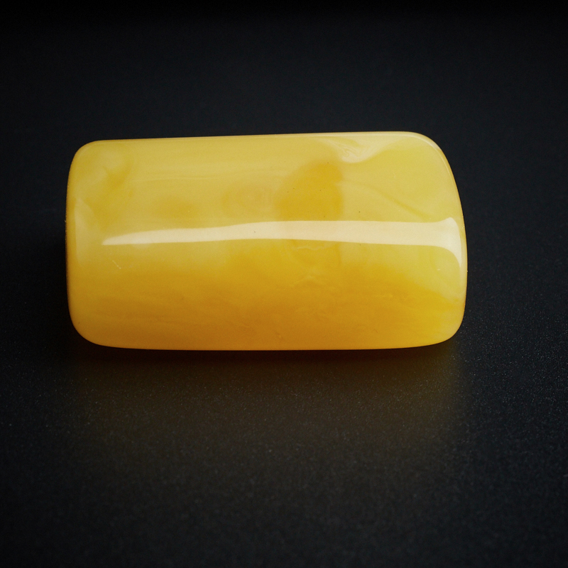 鸡油黄蜜蜡方牌吊坠 - 红掌柜珠宝