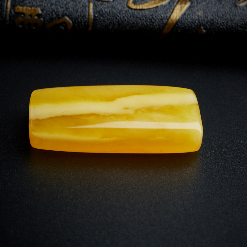 蜜蜡无事牌吊坠 - 红掌柜珠宝