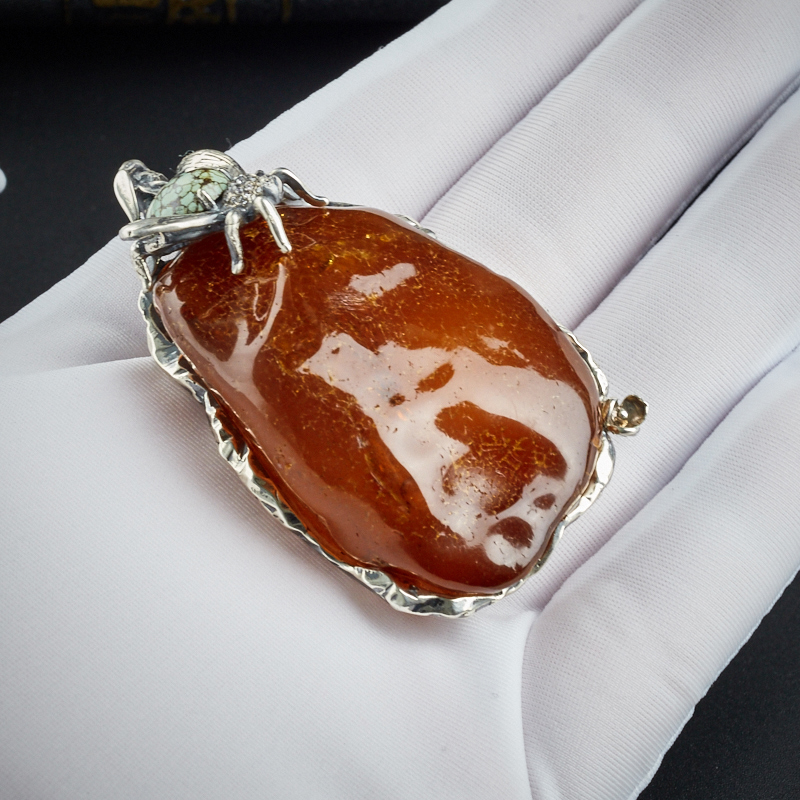 天然蜜蜡随形吊坠 - 红掌柜珠宝